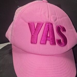 Pink YAS Women's Trucker Hat